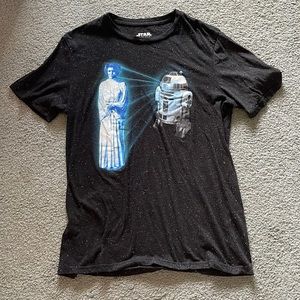 Star Wars Princess Leia and R2-D2 Graphic Tee